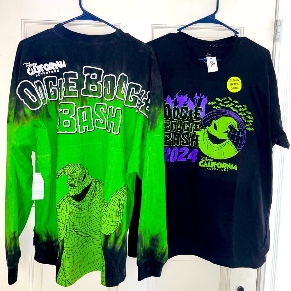 Oogie Boogie Bash 2024 Large Spirit Jersey and T-Shirt Halloween Mens Womens NEW